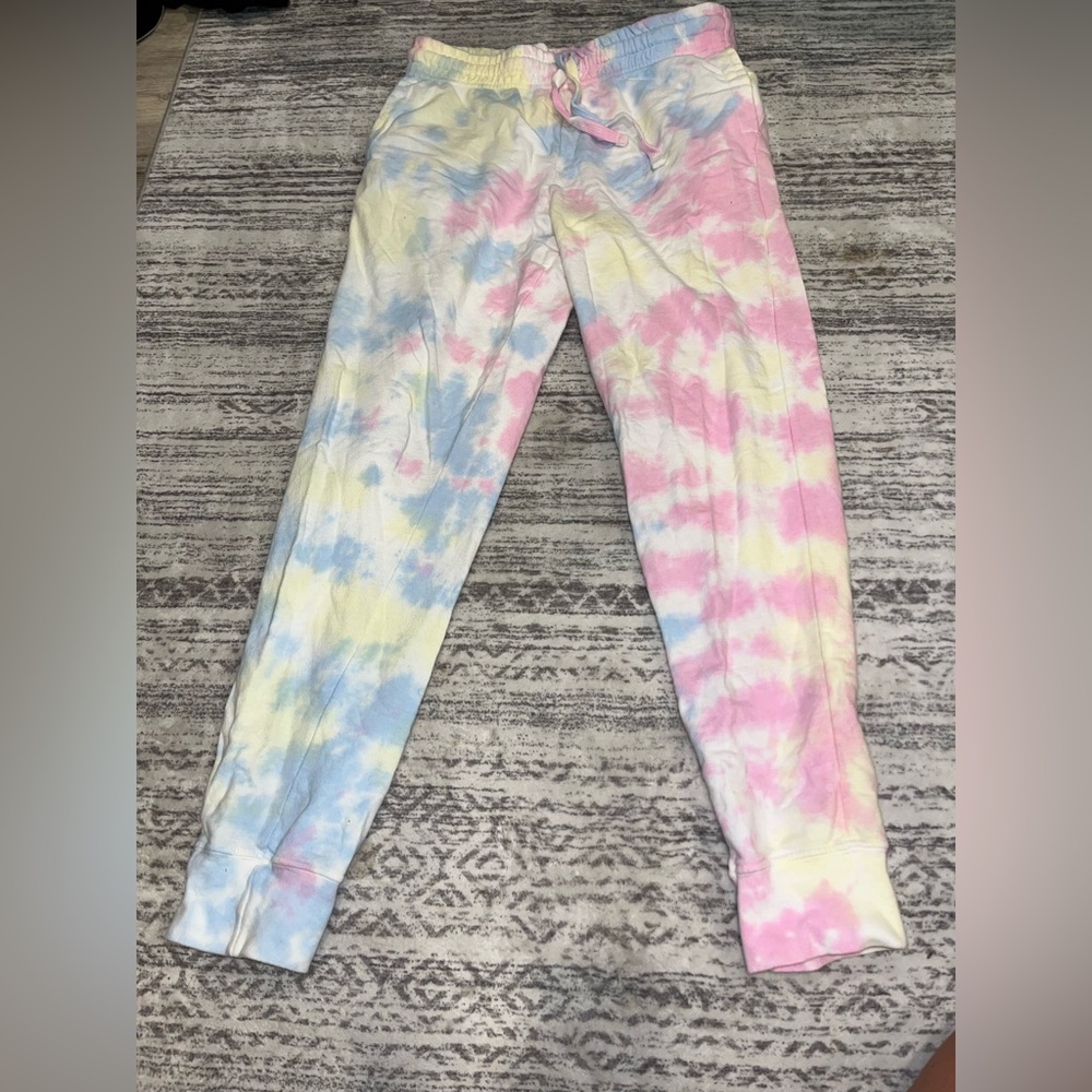 Tie dyed sweat pants